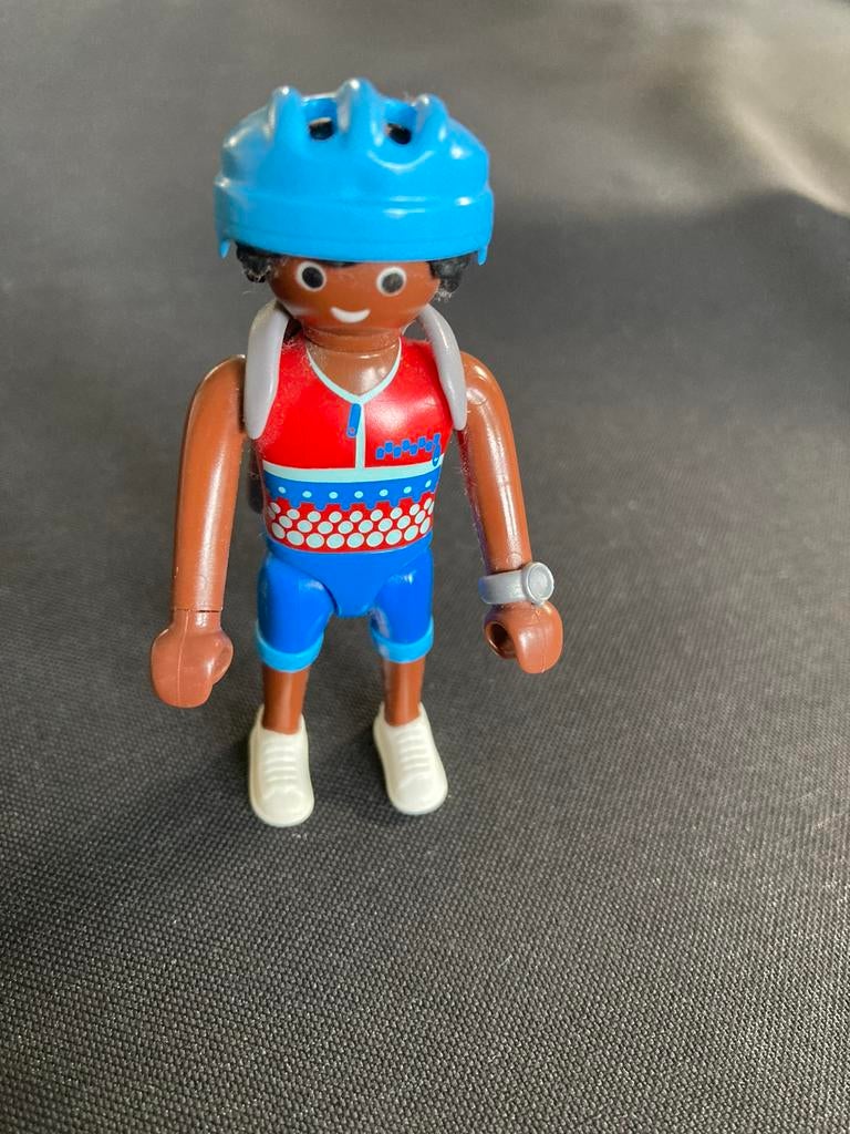 Playmobil man met rugzak., Ophalen of Verzenden, Zo goed als nieuw