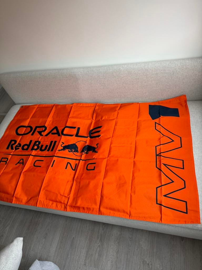 Red Bull Racing Vlag Max Verstappen, Ophalen of Verzenden, Nieuw