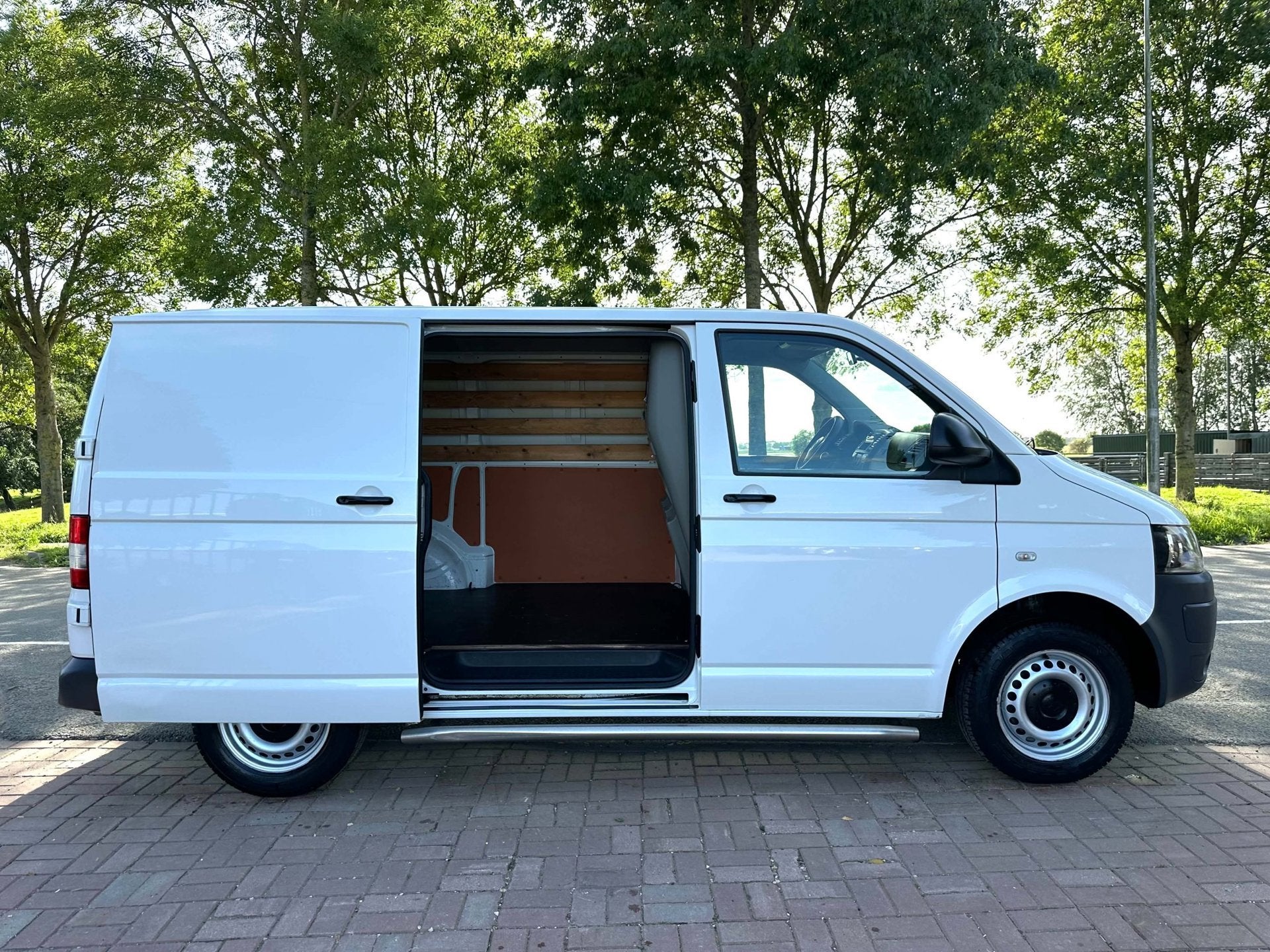 Volkswagen Transporter 2.0 TDI L1H1 165.139 km. Marge 3 Pers, Auto's, Voorwielaandrijving, Euro 5, Stof, Gebruikt