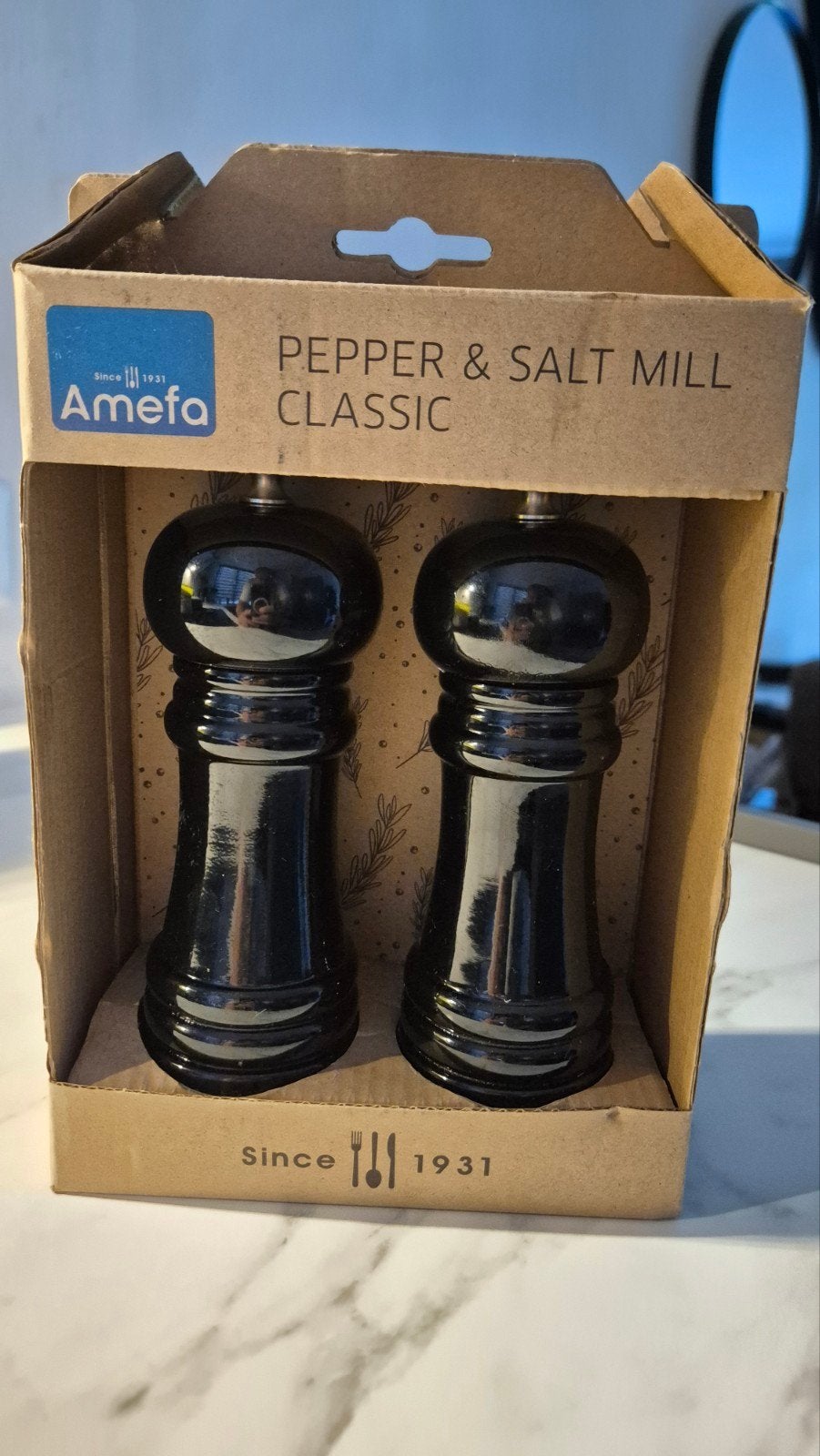 amefa peper- en zoutmolen classic 15cm, Overige typen, Hout, Nieuw, Ophalen of Verzenden