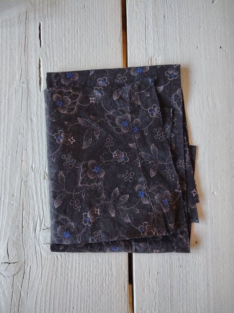 Prachtige scraps Spakenburg - zwart/wit/blauw, Zwart, Nieuw, Ophalen of Verzenden, 30 tot 120 cm