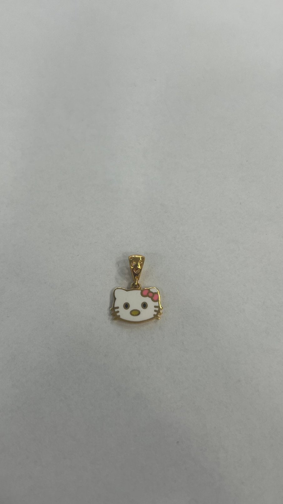 Hello kitty gouden kettinhanger 21 karaat, Nieuw, Ophalen of Verzenden, Goud, Goud