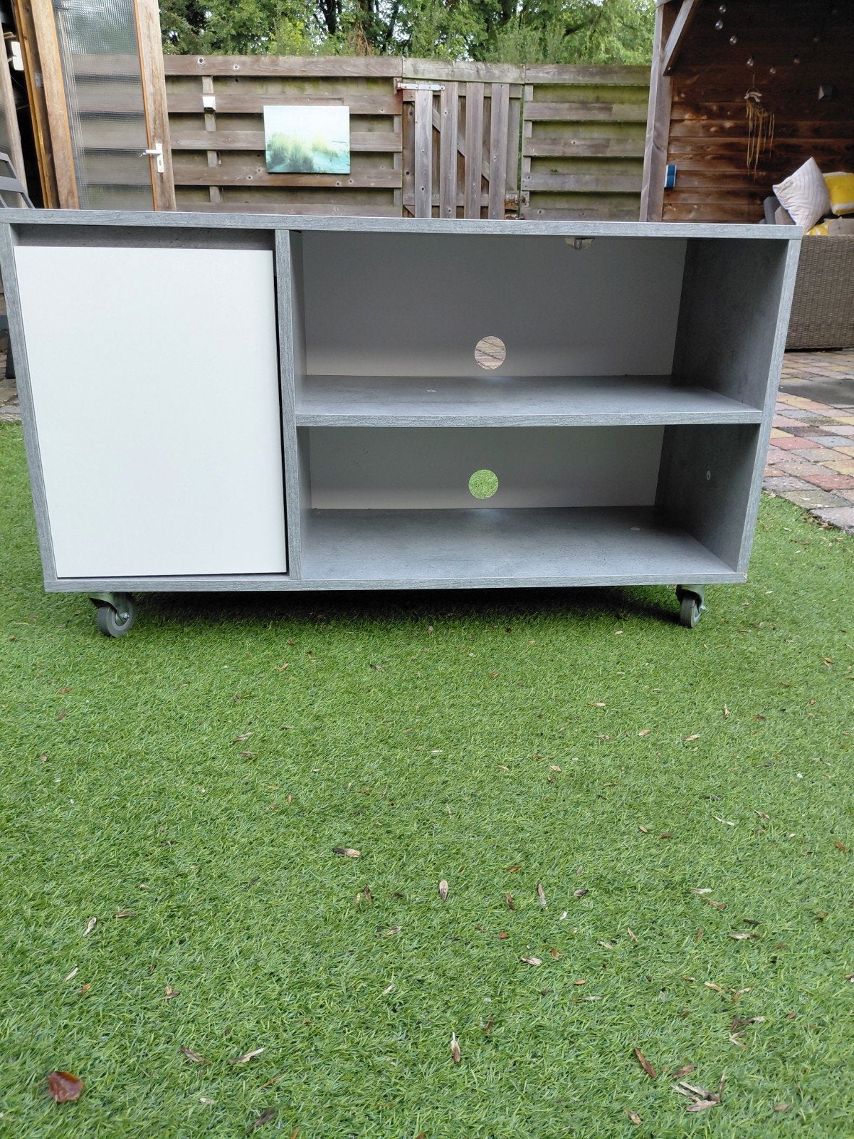Jysk kastje op wielen - 110x64x40 cm, Gebruikt, 100 tot 150 cm, Ophalen of Verzenden, Minder dan 100 cm