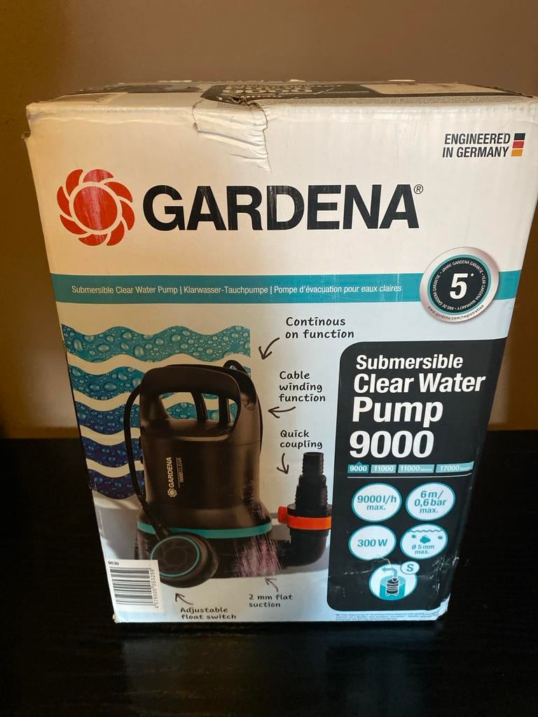 Gardena Dompelpomp 9000 - Nieuw in doos, Ophalen, Nieuw, Dompelpomp