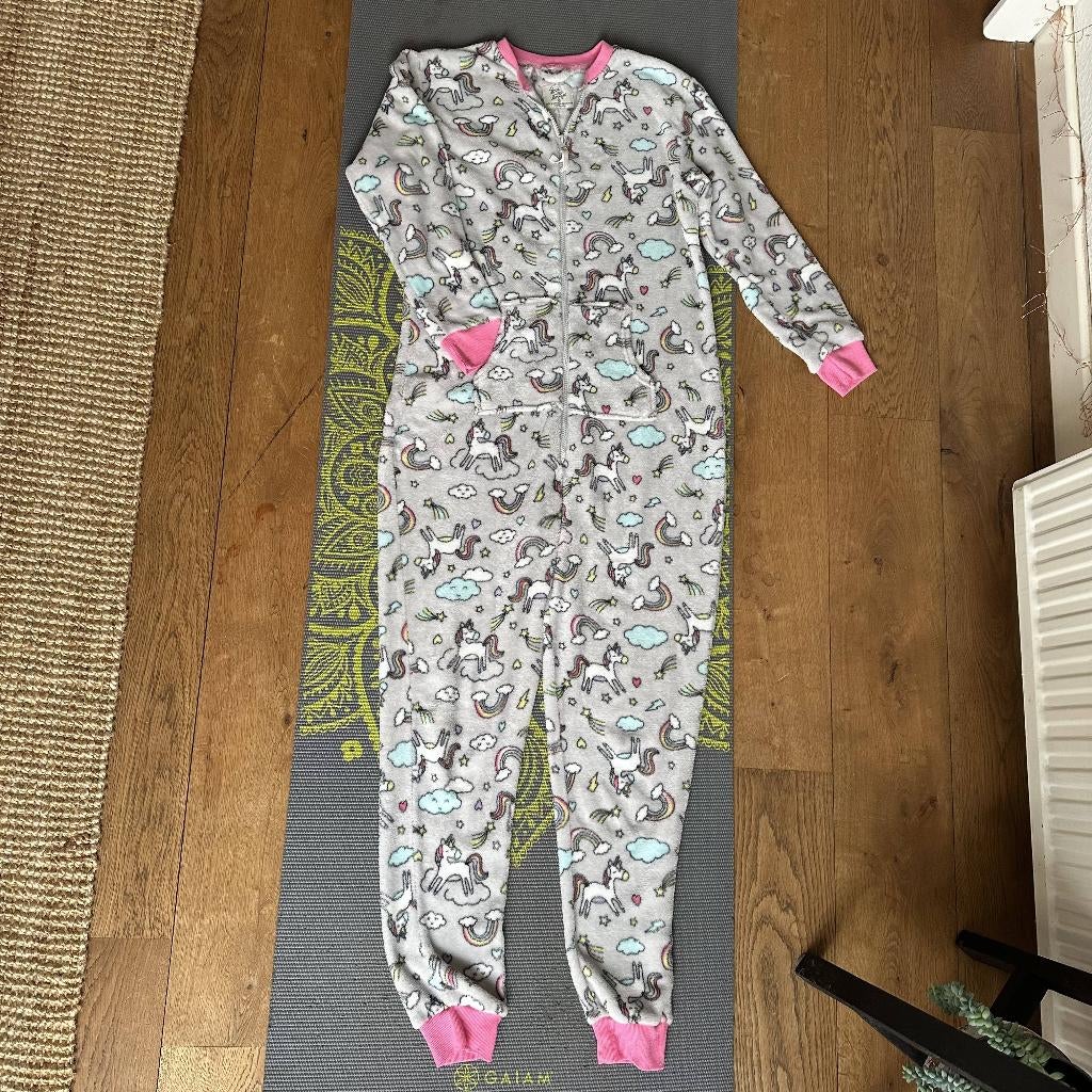 Heerlijke Unicorn Onesie / Huispak - Maat [M] - Zgan!, Kleding | Dames, Carnaval, Primark, Kleding, Gedragen