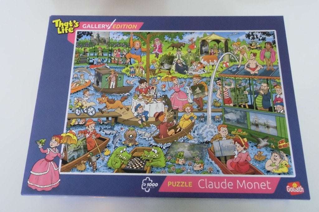 puzzel claude monnet, Ophalen of Verzenden, 500 t/m 1500 stukjes, Gebruikt
