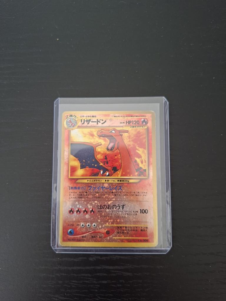 Zeldzame Charizard Pokémon kaart - Japanse editie, Ophalen, Gebruikt, Losse kaart