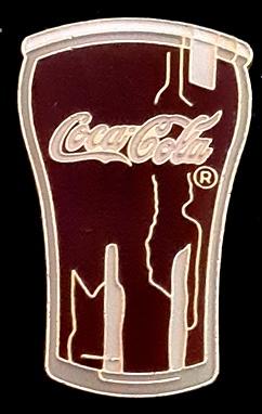 Coca- Cola glas pin, Verzamelen, Verzenden, Nieuw, Frisdrankglas