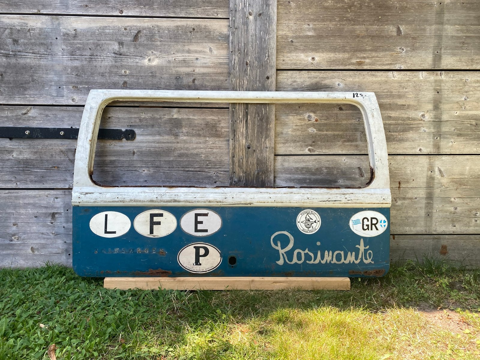 Originele Achterklep Volkswagen T1 Spijlbus - Decoratie, Ophalen, Gebruikt, Achterklep, Volkswagen