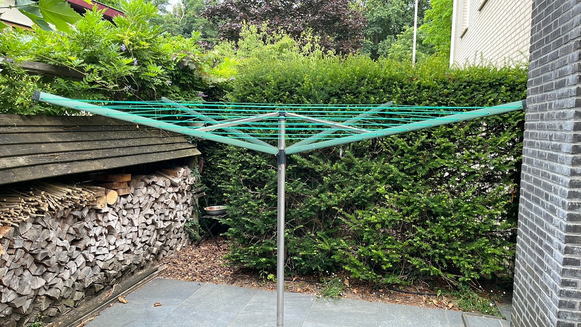 Brabantia topspinner droogmolen 40m, Tuin en Terras, Droogmolens en Wasrekken, Ophalen, Gebruikt, Droogmolen