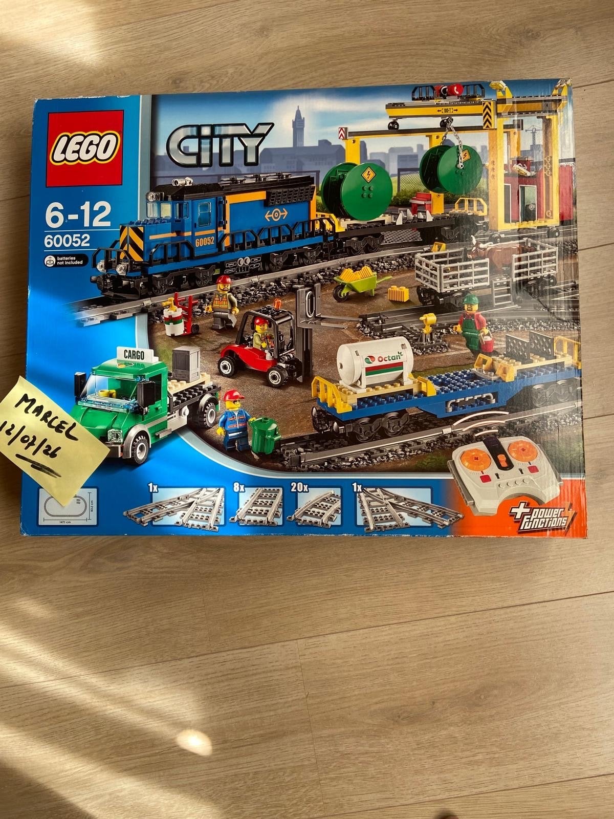 Lego City Vrachttrein 60052 - Complete set met doos, City, Lego, Nieuw, Ophalen of Verzenden
