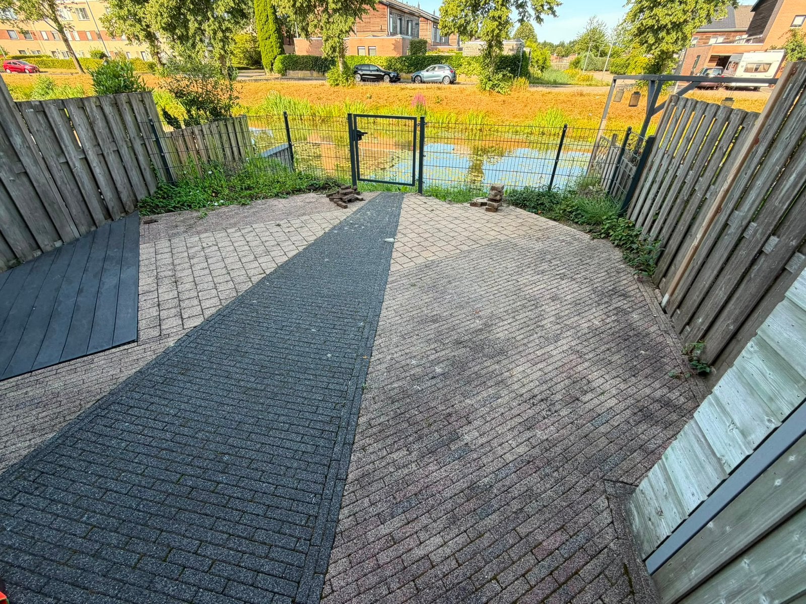 Sierbestrating terras GRATIS, Ophalen, Gebruikt, Overige materialen, 10 m² of meer