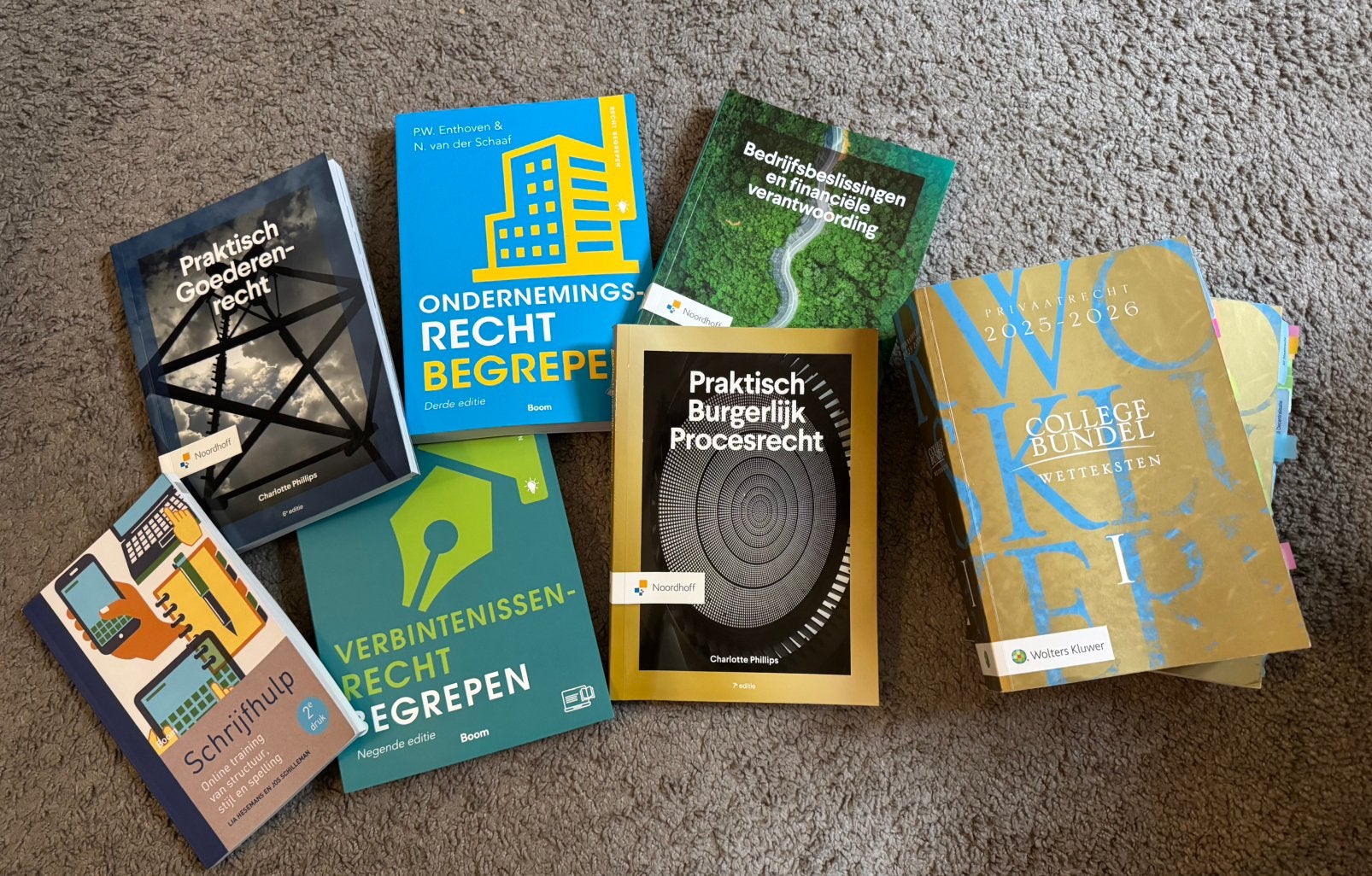 Studieboeken semester 1 HBO-Rechten, Boeken, Ophalen, Gamma, Zo goed als nieuw, HBO