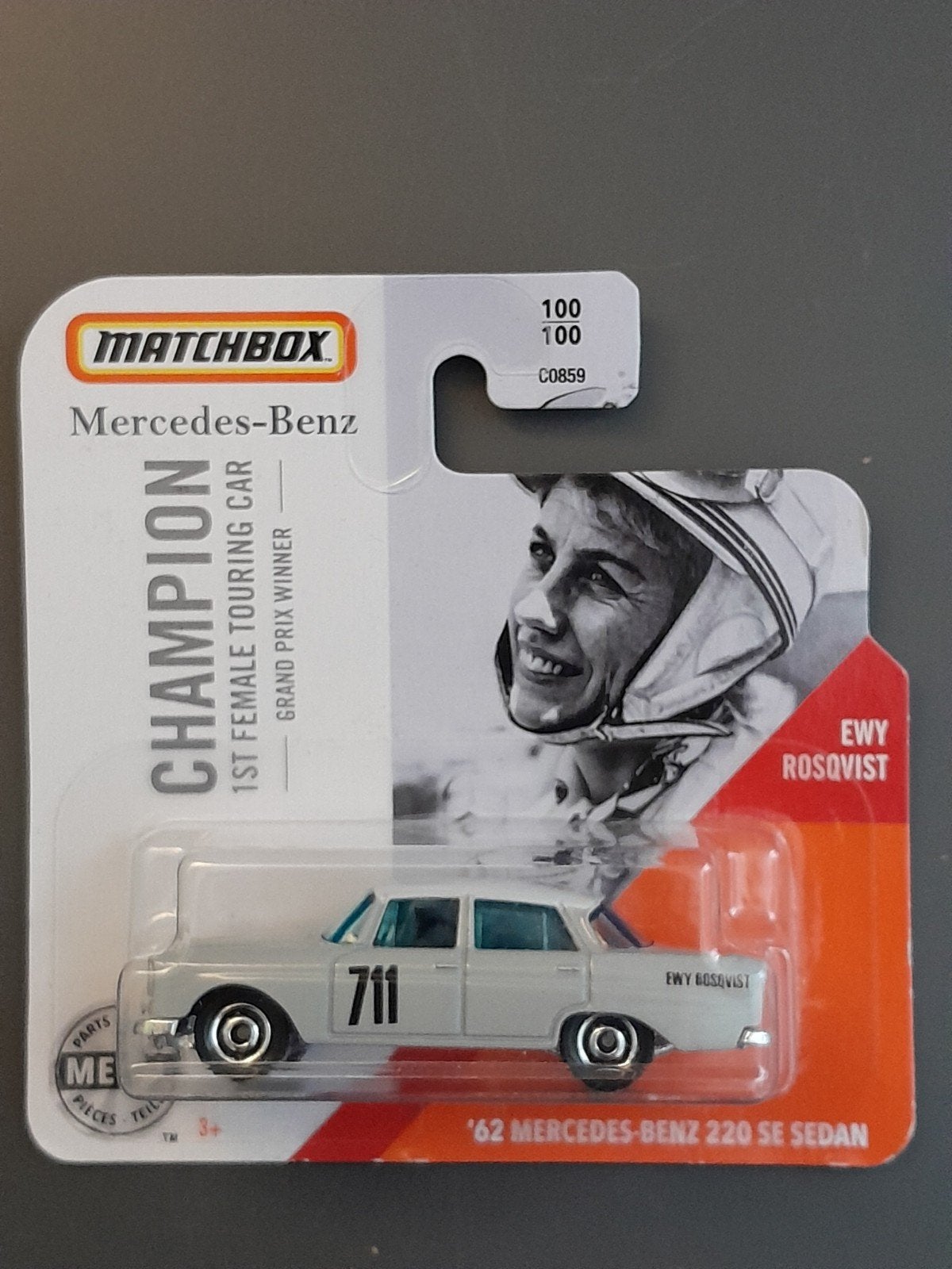 Matchbox '62 Mercedes 220 SE.        Matchbox, Ophalen of Verzenden, Nieuw, Auto