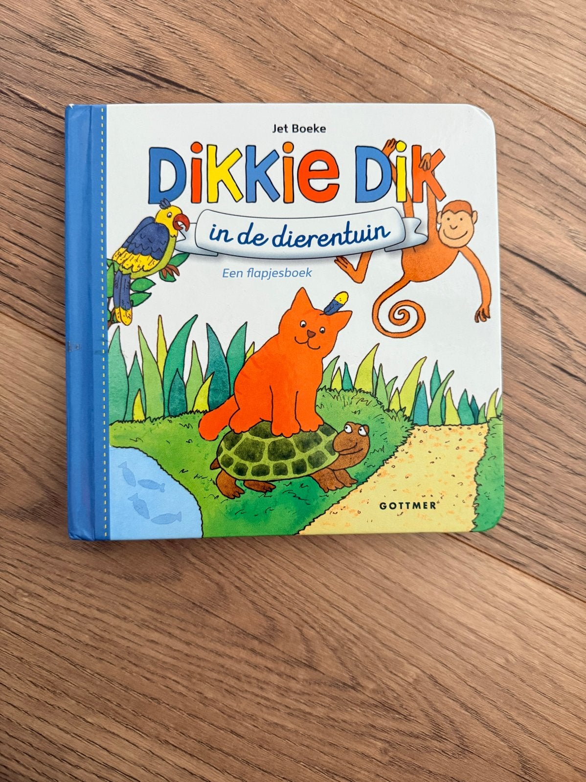 Dikkie Dik in de dierentuin - Een flappjesboek, Boeken, Ophalen of Verzenden, Zo goed als nieuw, Uitklap-, Voel- of Ontdekboek