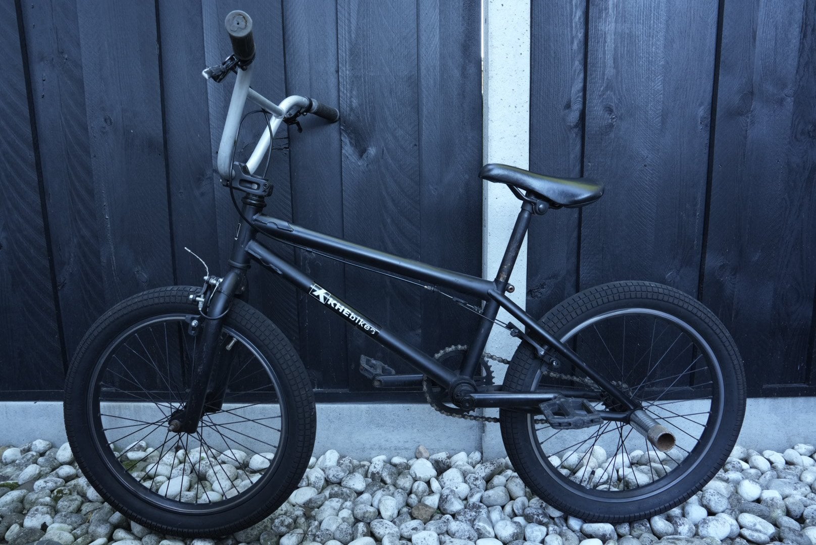 KHEbikes Freestyle BMX 20 Inch | Zwart met Grijs Stuur |, Ophalen, Zo goed als nieuw, Staal