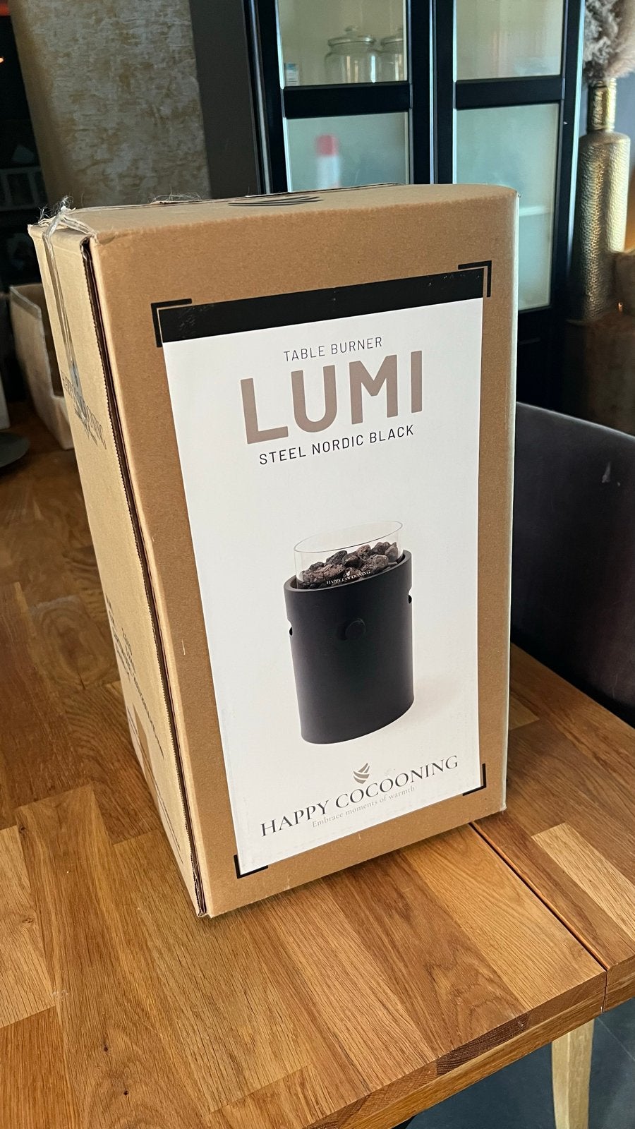 Nieuwe Lumi tafelhaard / gaslantaarn van Happy Cocooning, Ophalen, Nieuw, Vuurton