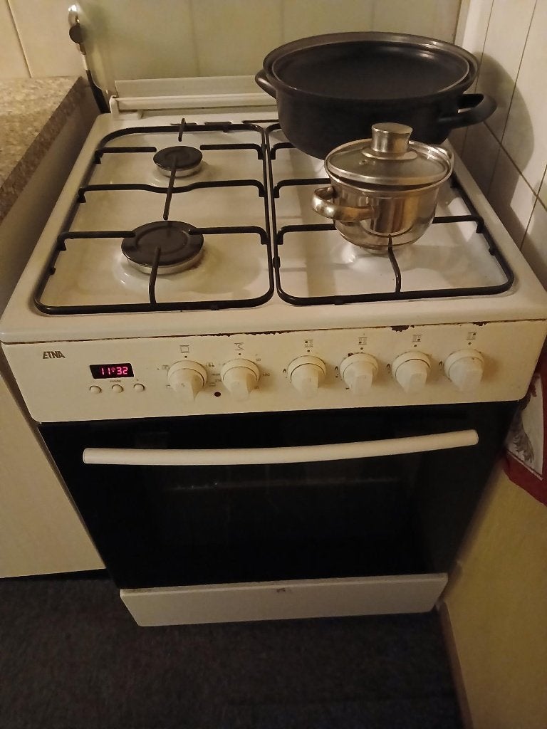 gasfornuis, Witgoed en Apparatuur, Ophalen, Gebruikt, 60 cm of meer, 4 kookzones