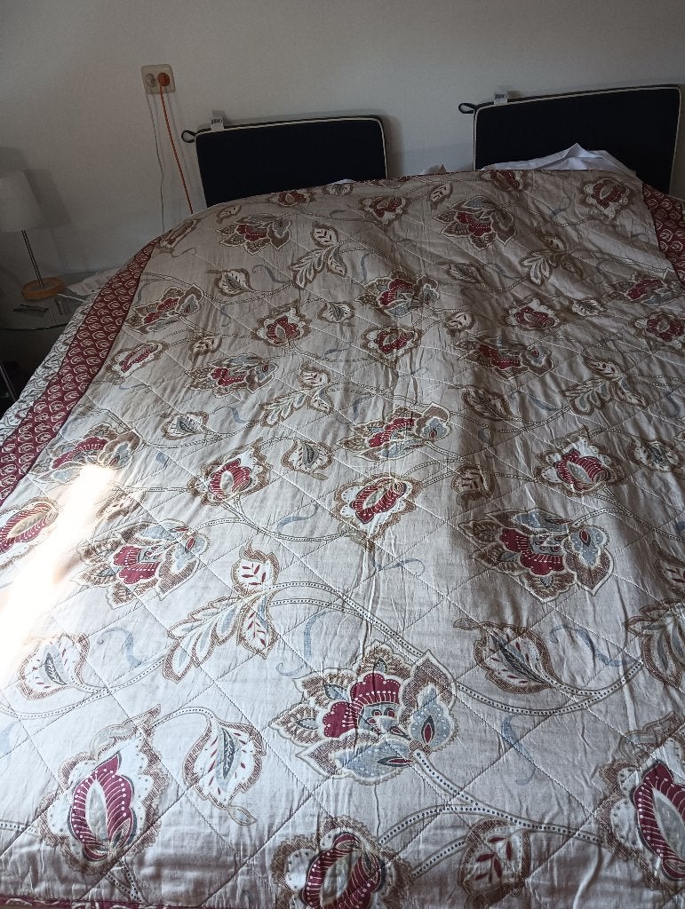 sprei 2 persoons 2 zijdig, Huis en Inrichting, Slaapkamer | Beddengoed, Ophalen of Verzenden, Tweepersoons, Overige typen