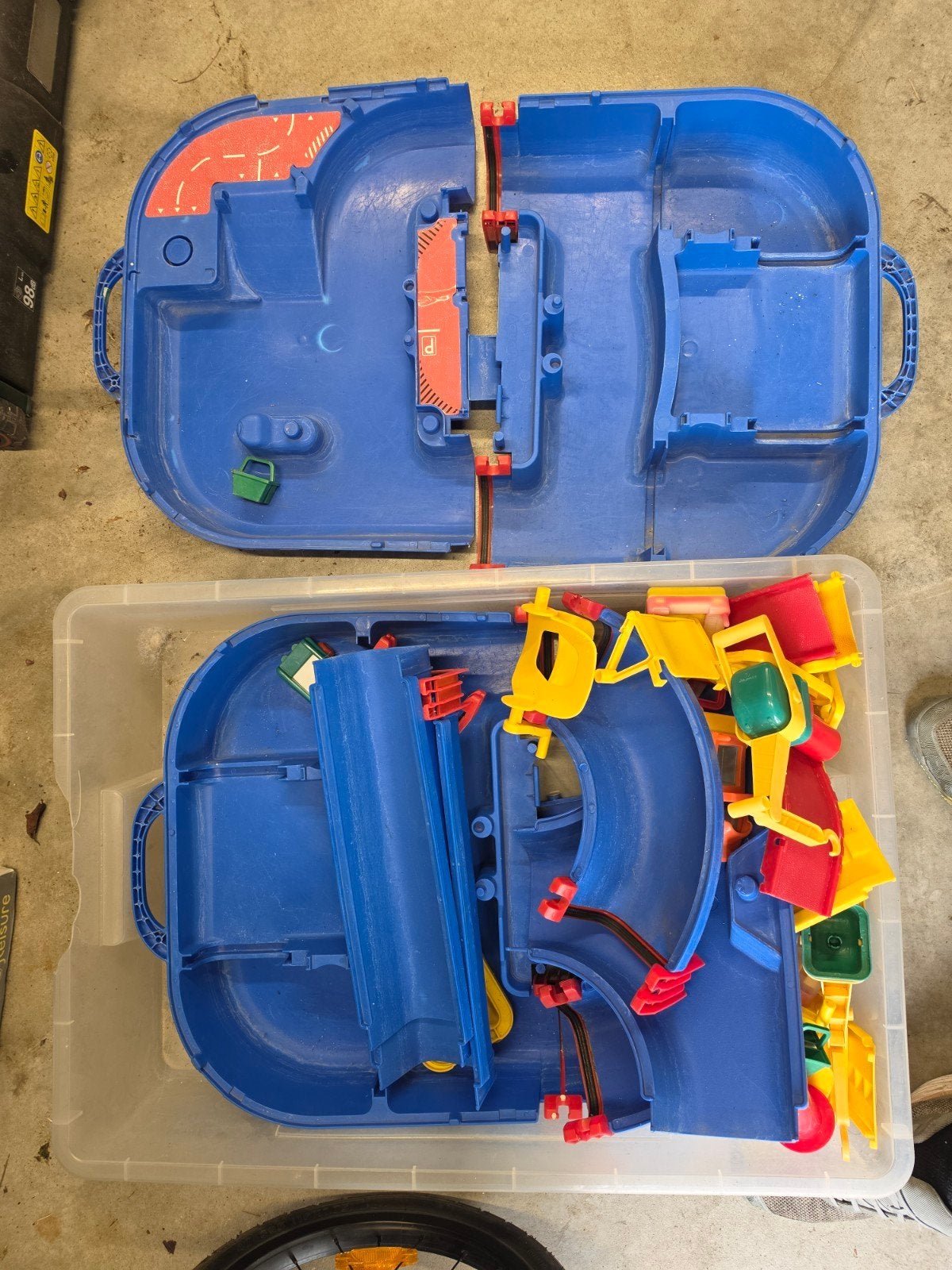 Grote waterbaan speelset met accessoires, Overige merken, Zelf te bouwen, Ophalen of Verzenden, Handmatig
