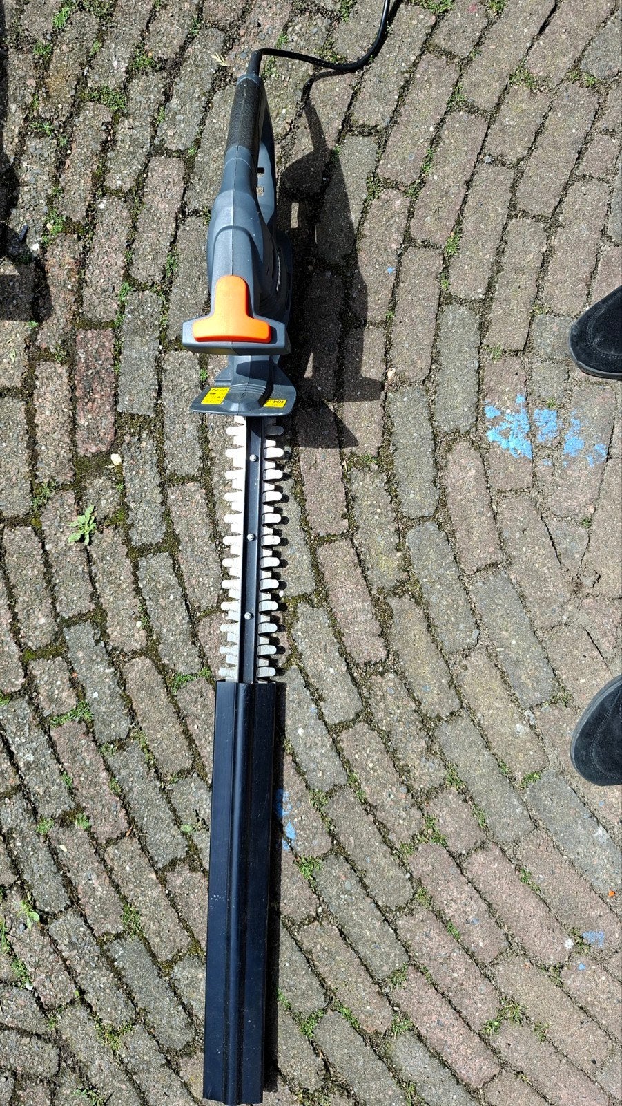 Ferm Elektrische heggenschaar - 47 cm bladlengte, Tuin en Terras, Heggenscharen, Ophalen, Gebruikt, Elektrisch, FERM