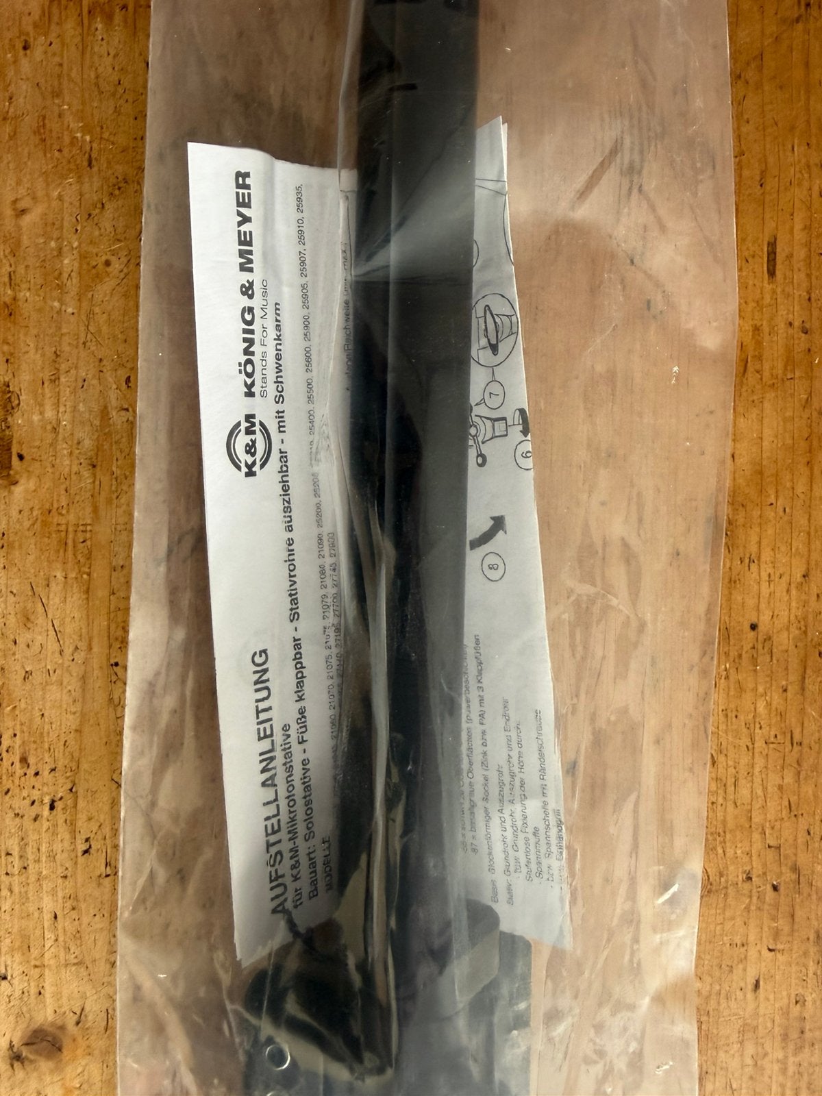 Microfoonstatief K&M 25400 type, Ophalen, Nieuw