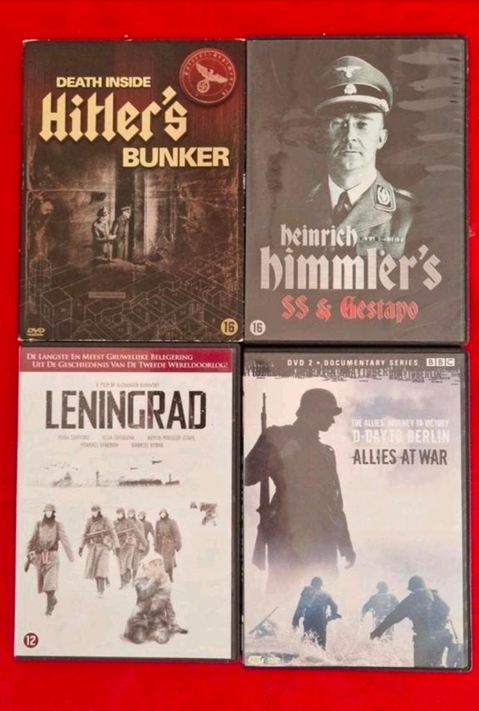 WOII Documentaire DVD Boxset: Hitler, Himmler, Leningrad, D-, Cd's en Dvd's, Dvd's | Documentaire en Educatief, Zo goed als nieuw