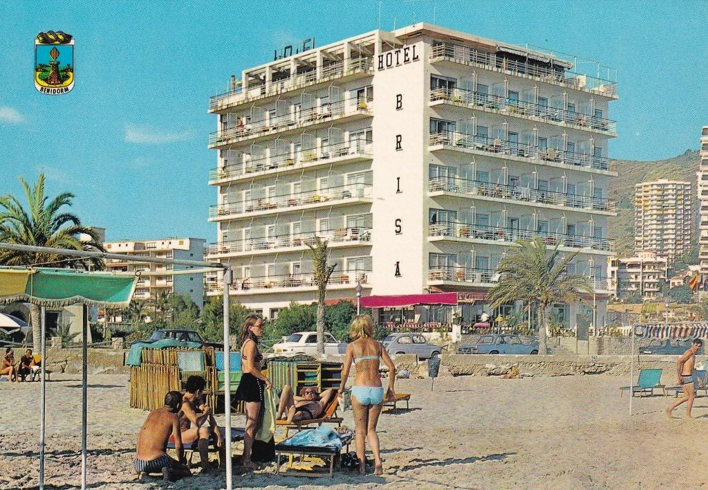 Spanje, hotel brisa benidorm, Verzenden, 1960 tot 1980, Ongelopen, Spanje