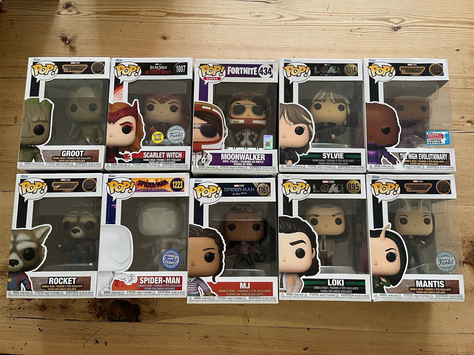 Meerdere Funko Pops - Marvel, Fortnite, Guardians of the Gal, Ophalen of Verzenden, Zo goed als nieuw