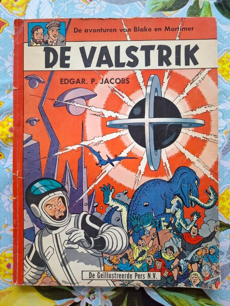 Blake en Mortimer - DE  VALSTRIK - [1e druk 1962]., Gelezen, Edgar P. Jacobs, Eén stripboek, Ophalen of Verzenden