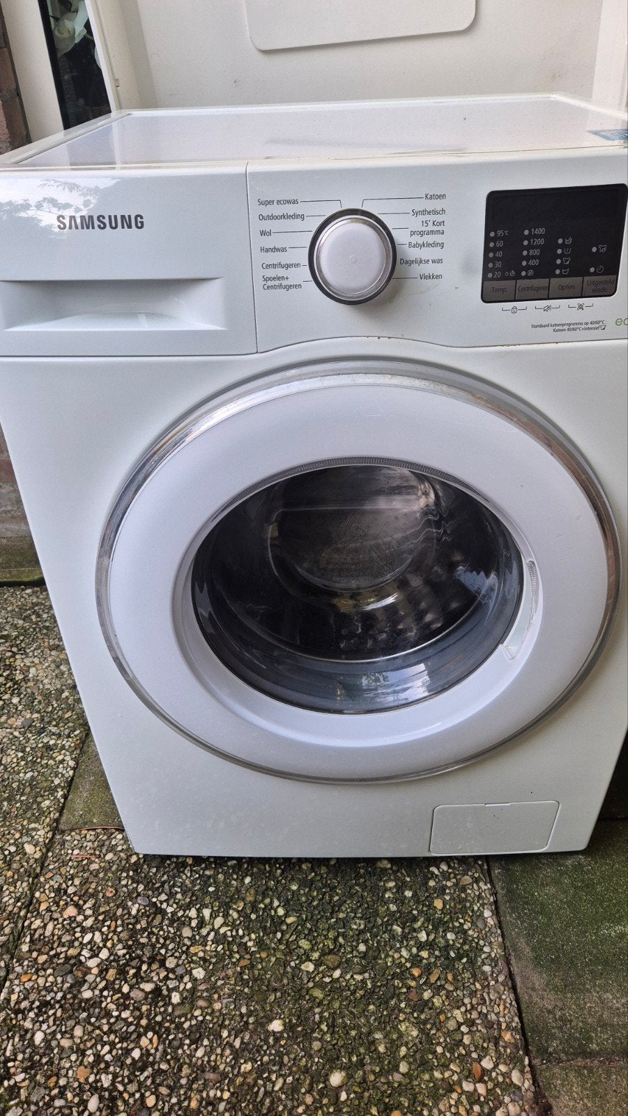 Samsung EcoBubble Wasmachine - Gebruikt, zonder stekker, Witgoed en Apparatuur, Gebruikt, Voorlader, 85 tot 90 cm, 1200 tot 1600 toeren