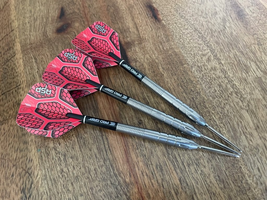 Target Nathan Aspinall G1 - 22g, Sport en Fitness, Darts, Ophalen of Verzenden, Zo goed als nieuw, Pijlen