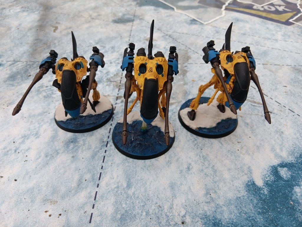 Games Workshop Aeldari Wasp Assault Walkers, Ophalen of Verzenden, Gebruikt, Warhammer 40000, Figuurtje(s)