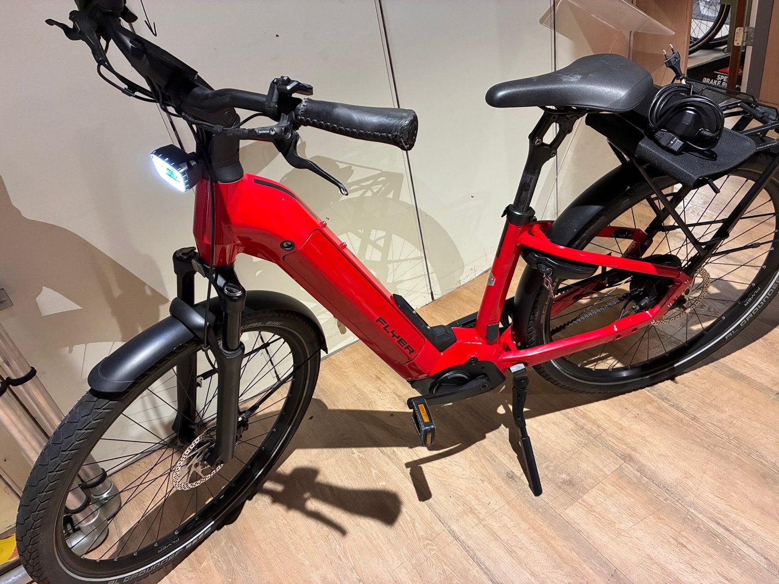 Flyer Upstreet S Smart E-bike - Rood, Enviolo, Belt Drive, Overige merken, Ophalen of Verzenden, Zo goed als nieuw, Minder dan 47 cm