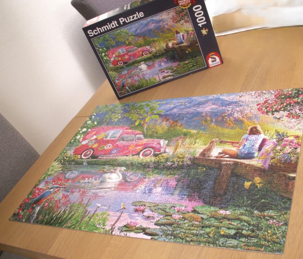 Puzzel 1000 stukjes  Peace on Earth Schmidt Premium Quality, Ophalen of Verzenden, 500 t/m 1500 stukjes, Zo goed als nieuw