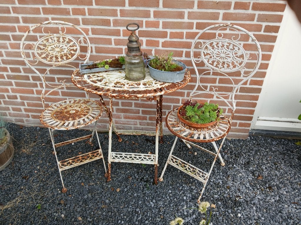 brocante bistro set, Antiek en Kunst, Ophalen