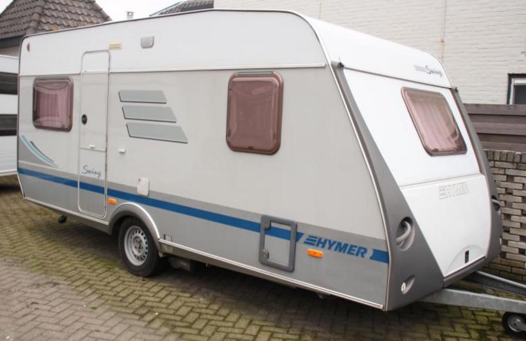 Hymer Eriba caravan 465 Swing - Compact en Compleet, Caravans en Kamperen, Vast bed, Tot en met 3, Particulier, Hymer