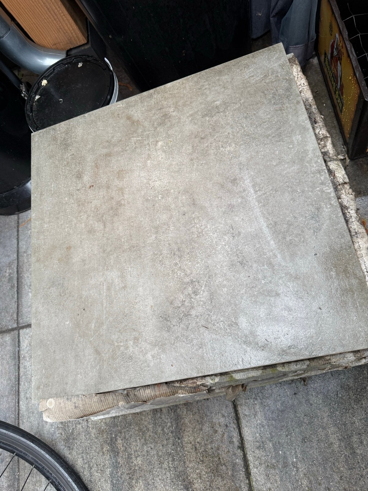 nieuw kersmische terrastegel, Tuin en Terras, Ophalen, Zo goed als nieuw, Minder dan 5 m², Beton