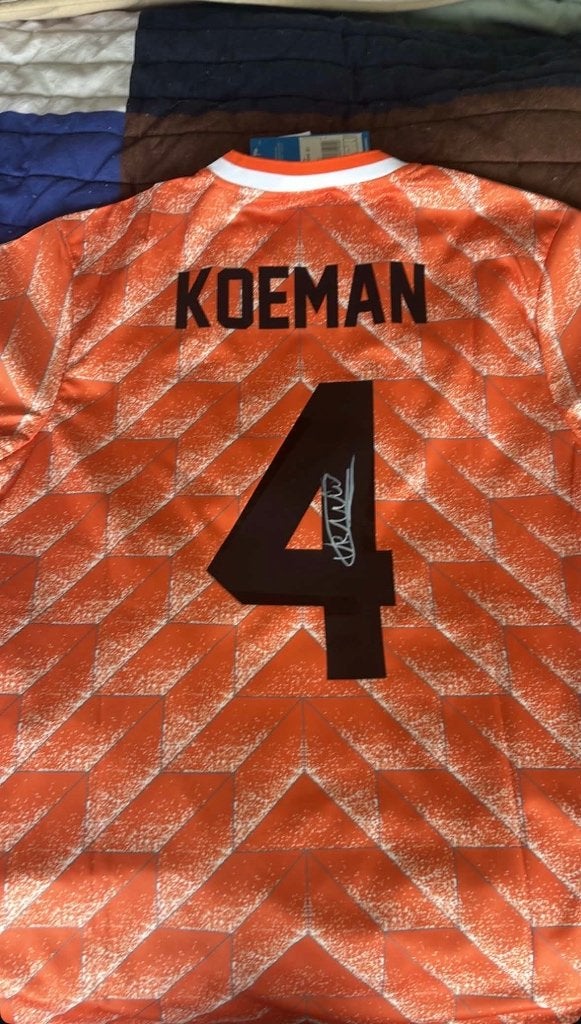 Koeman gesigneerd Nederlands elftal 1988 shirt, Verzenden, Nieuw, Buitenlandse clubs, Shirt