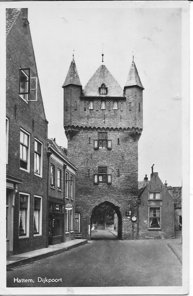 Hattem Dijkpoort., Ophalen of Verzenden, 1940 tot 1960, Gelopen, Gelderland