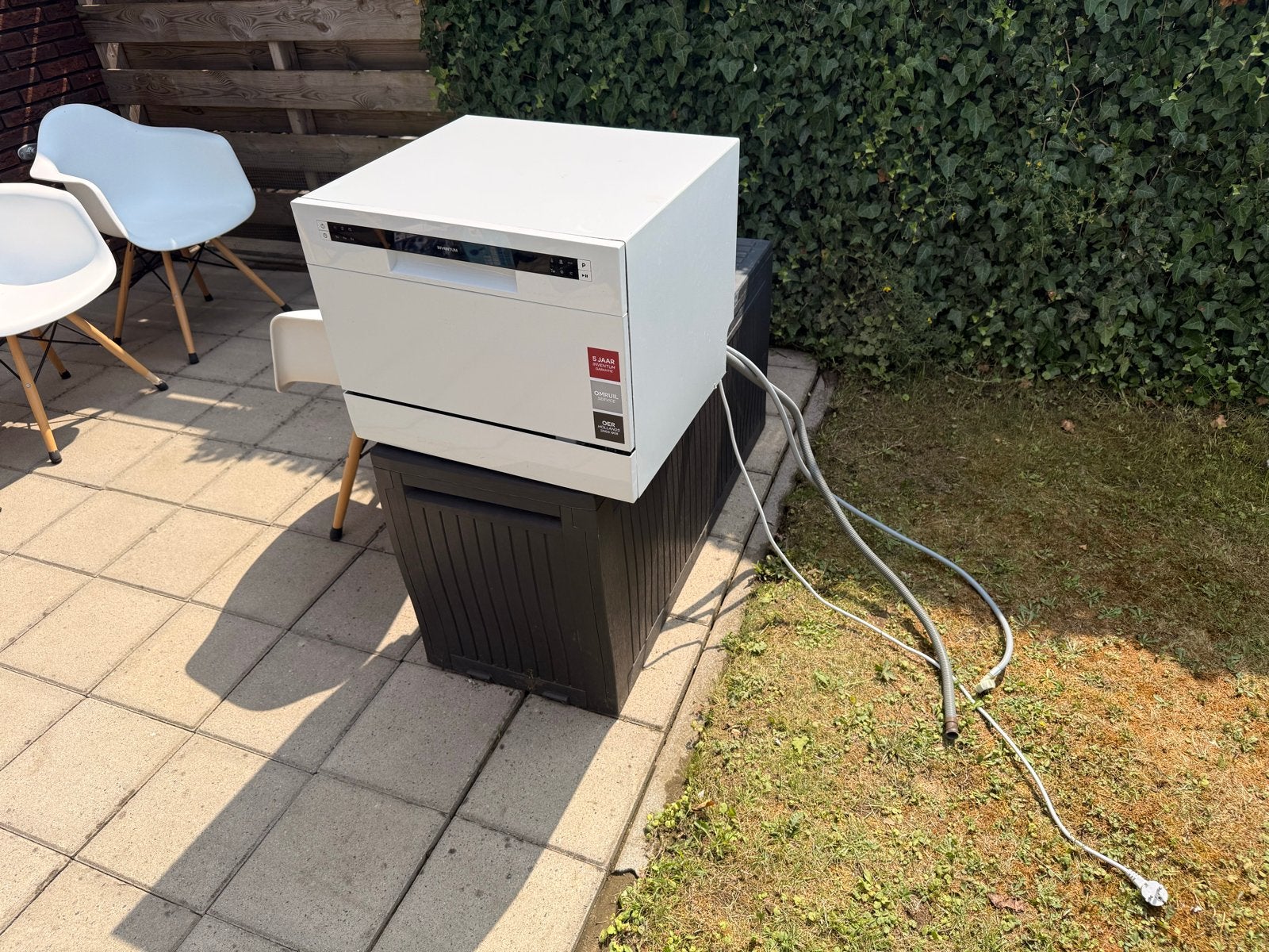 Inventum VVW5520 mini vaatwasser, Ophalen, Eco programma, Minder dan 10 liter, Zo goed als nieuw