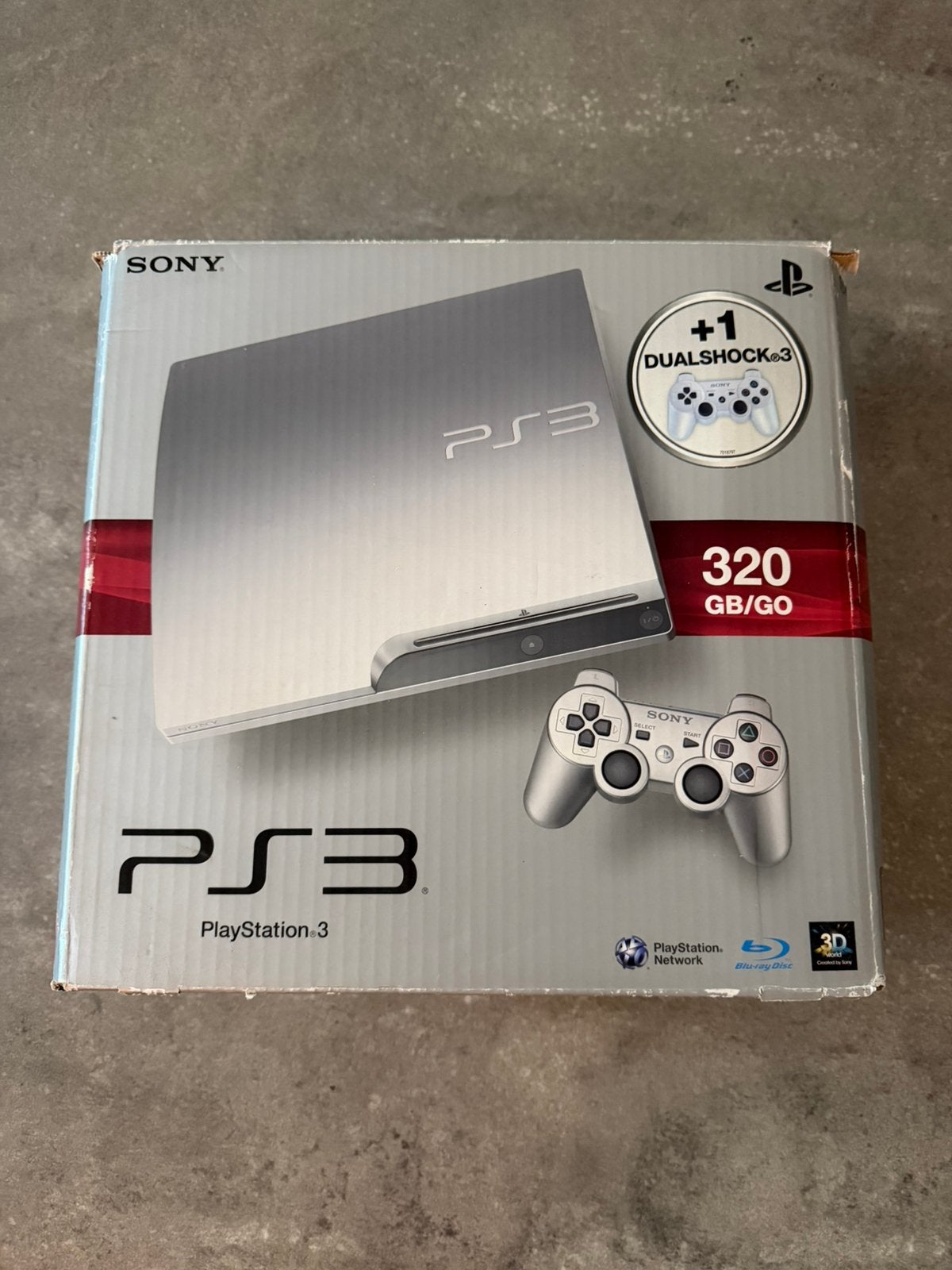 Playststion 3 zilver 320GB  zonder controller, Phat, 320 GB, Ophalen of Verzenden, Zonder controller