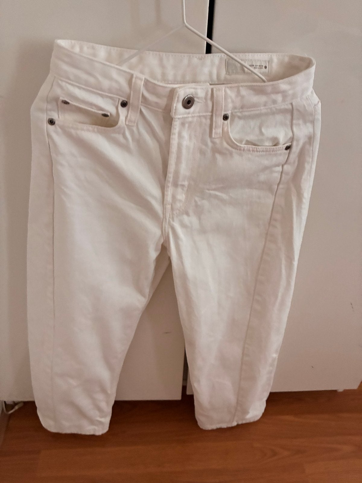 Witte Zara Jeans Maat 36, Ophalen of Verzenden, Gedragen, Maat 36 (S), Wit