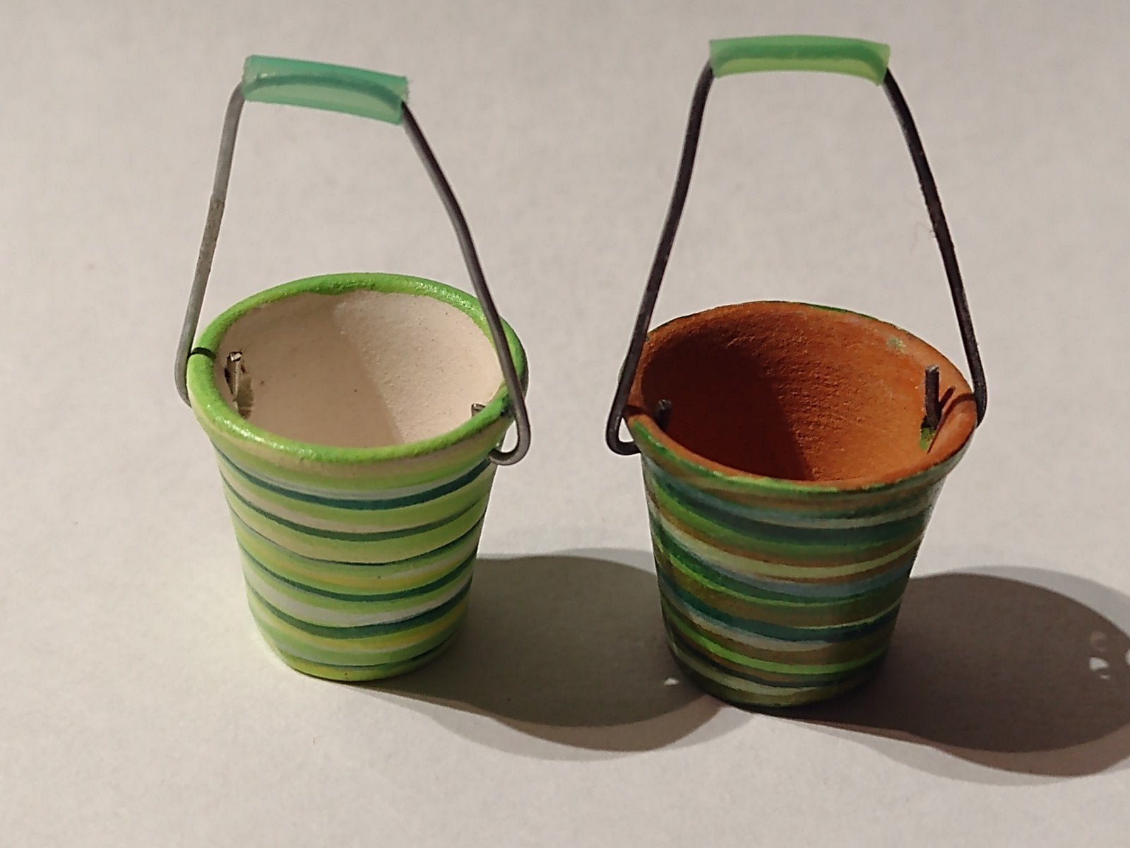 keramiek emmertje in Mexicaanse style / miniatuur, Ophalen, Nieuw, Gebruiksvoorwerp