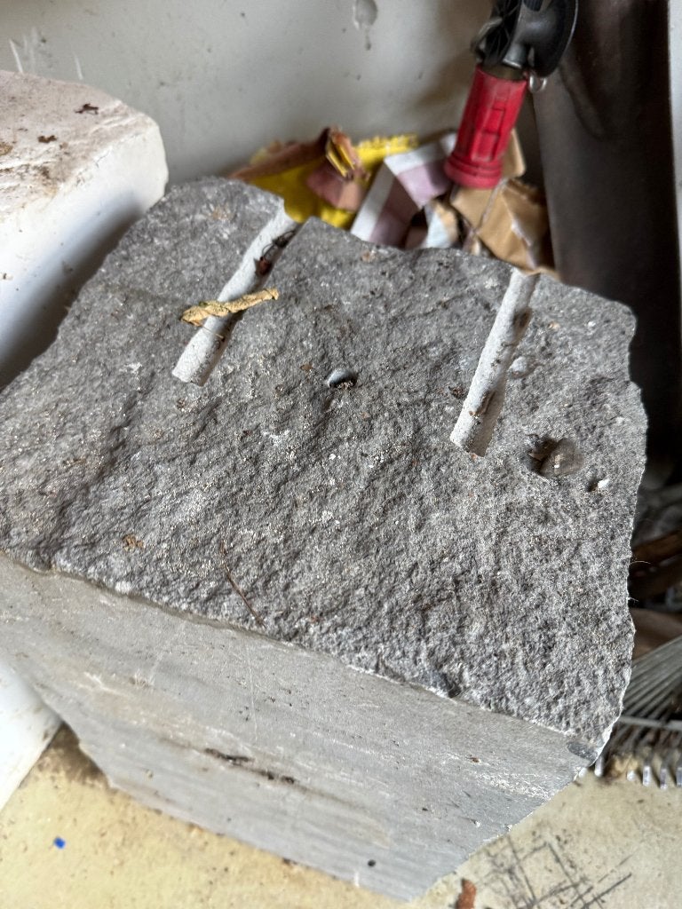 Natuursteen Marmer  en Arduin  blokken voor beeldhouwen, Tuin en Terras, Ophalen, Overige typen, Zo goed als nieuw, Natuursteen