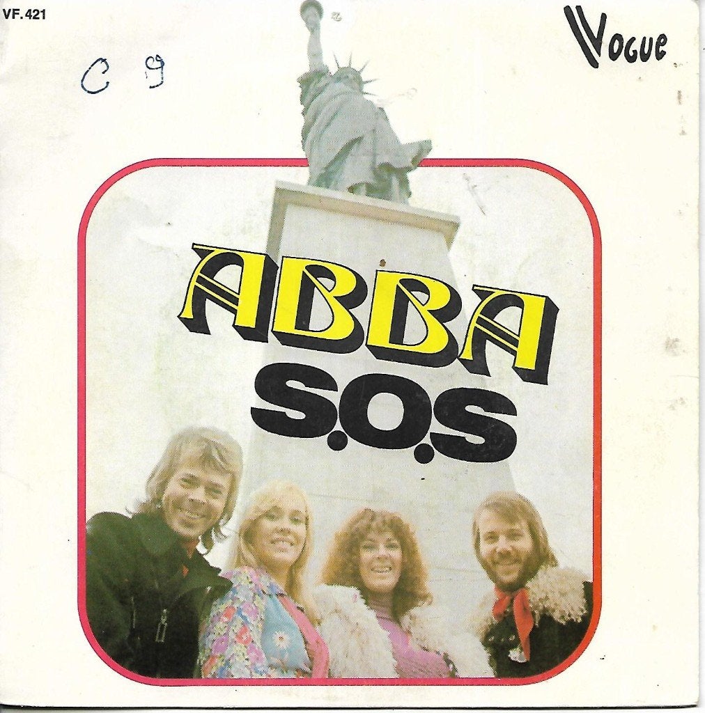 ABBA - S.O.S, Gebruikt, 7 inch, Single, Ophalen of Verzenden