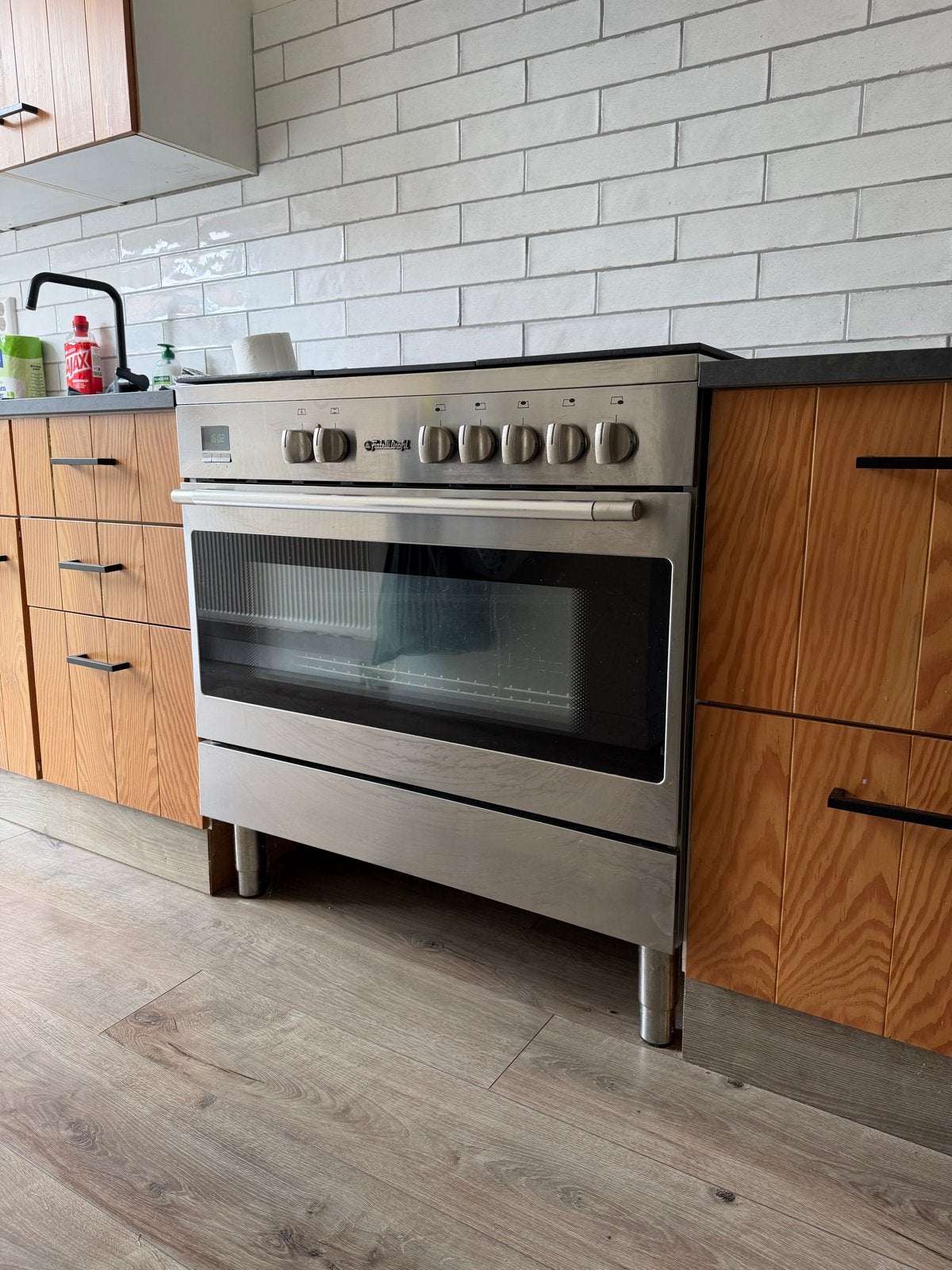 Fornuis met gasfornuis en oven - Fratelli Onofri, Witgoed en Apparatuur, Ophalen, Gebruikt, Hete lucht, 60 cm of meer