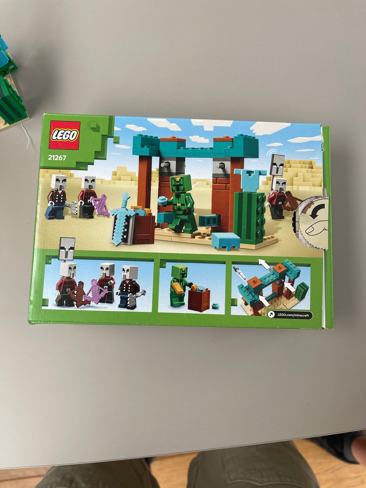 LEGO Minecraft 21267 The Illager Desert Patrol, Ophalen of Verzenden, Zo goed als nieuw