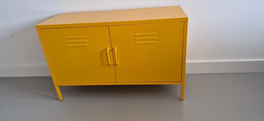 Maximavida Finn lockerkast okergeel 100x40x64 cm, Ophalen, Zo goed als nieuw, Industrieel, Modern