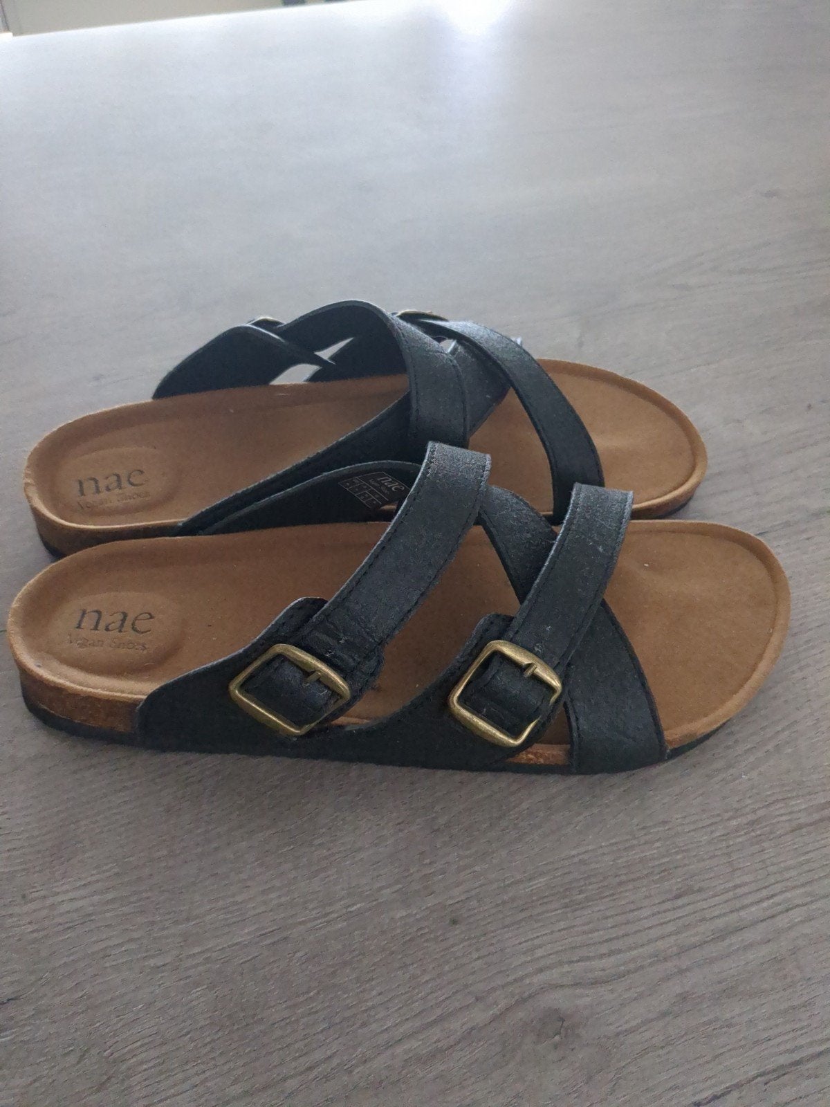 Nae vegan sandalen maat 46, Ophalen of Verzenden, Nieuw, Zwart